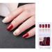 dijiusidy 1 Set Glue on Nails Medium Length Toe Press on Stick Solid Color Art Decals Beauty Tool Salon Supplies DIY Manicure Kit Type13 F635 Type13 F635 - Buy Online on GoSupps.com