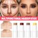 4 in 1 Makeup Stick Set Multi Stick Face Cosmetics | Cream Blush Stick for Cheeks Eyes and Lips Contours Stick Highlighter Makeup Sticks Lip Balm (Moisturizing Blush Highlighter & (Sz01830-5-01) No. 01 in a Set of Four - Buy Online on GoSupps.com