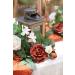 Amber Avalanche Rose 16pcs - 3.5 Artificial Flowers for Wedding Decor, DIY Centerpieces & Bouquets - Buy Online on GoSupps.com