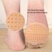 Breathable Forefoot Pads & High Heel Cushion Inserts for Women | Pain Relief & Comfort Reusable Toe Topper Socks - Beige 1 Pair - Buy Online on GoSupps.com