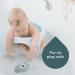 Angelcare Happy Seal Baby Bathroom Thermometer Grey - Buy Online on GoSupps.com