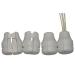 Large White Bell Shape Window Blind Tassels. This Child-Safe Safety Pull Cord Tassel Will OPEN When Excessive Pressure is Detected. A great Breakaway Knob Choice For Homes With Kids and Pets.(4 pack). 4 Bell Shape, White