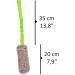 Dingo Dog Toy - Squeaky Fur Green Bungee Handle Tug & Training Game for Dogs | Fleece Mop Sausage 15584-2 - Buy Online on GoSupps.com