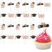 Povanjer Graduation Cupcake Toppers 2023 24-Piece Graduation Cupcake Toppers - Glitter Class of 2023 Graduation Cupcake Toppers Diploma Grade Caps Cake Toppers Picks for Graduation Rose Gold - Buy Online on GoSupps.com