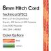 GM CLIMBING 8mm Heat Resistant Friction Hitch Cord - Kevlar/Polyester Sheath - Red 12 Feet - Buy Online on GoSupps.com