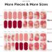 NAILOG Semi Cured Gel Nail Strips 34 pcs Salon-Quality Gel Nail Stickers Long Lasting Nail Wraps for Women with Soft Gel Finish Rose Cloud - Buy Online on GoSupps.com