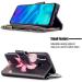 Buy Miago 9 Card Slots Leather Cover for Huawei Y6 2019 | Colorful Zipper Flip Wallet Case | PU Leather Pocket Protective Cover | Pink Flower Design - Buy Online on GoSupps.com