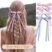 4pcs Satin Bowknot Hair Clips Accessories for Toddlers Girls Women Bow Claw Clip Hairpins Colorful Bow Tassel Hair Clips Long Ribbon Hair Barrettes - Buy Online on GoSupps.com