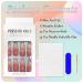 24-Piece Almond False Nails - French Pink Acrylic Press-On Nails for Women & Girls | Full Cover Ballerina Style - Buy Online on GoSupps.com