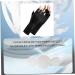 1 Pair Uv Glove for Gel Manicures Breathable Uv Protection Gloves UPF50+ Uv Nail Gloves Fingerless Manicure Gloves Uv Protection for Nail Art Skin Care Black Beauty Supplies - Buy Online on GoSupps.com