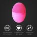 Envie Rechargeable Facial Cleansing Brush & Massager - Pulsing Silicone Exfoliator Blackhead & Makeup Remover (Pink) | International Shipping Available - Buy Online on GoSupps.com