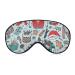 Ugly Christmas Sweater Party Sleep Mask Eye Cover for Sleeping Blindfold with Adjustable Strap Blocks Light Night Travel Nap for Men Women
