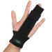 2 Finger Splint Trigger Finger Splint, Adjustable Two Finger Splint Full Hand and Wrist Brace Support, Metal Straightening Immobilizer Treatment for Sprains, Mallet Injury, Arthritis(S/M) Small-Medium (Pack of 1)