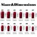 LoveOurHome 360pc Medium Press on Nails - Colored Square Fake Nails for Women & Teen Girls - Buy Online on GoSupps.com
