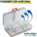 7/8-Compartment Portable Travel Pill Box | Medicine & Vitamin Organizer - R515 Gray | International Shipping - Buy Online on GoSupps.com