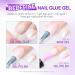 Gelike EC Milky White Gel Nail Glue 6-in-1 for French Nail Tips - 32ml - Buy Online on GoSupps.com