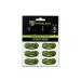 15 Pairs Breathable Eye Strips | Peel & Stick Athletic Eyeblack Strips for Baseball Football Softball Lacrosse Fans on Game Day | No Mess Won't Fall Off Worn by The Pros (Green Camo)
