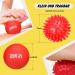 Resulting Lacrosse & Hedgehog Ball Massage Set for Plantar Fasciitis Relief | Deep Tissue Foot & Trigger Point Massage (Red) - Buy Online on GoSupps.com