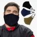 BLU HORN Face Mask from Large to 2XL(X-Large), with nose wire, adjustable loop, breathable (X-Large, Black/Blue/Green (3-Pack)) X-Large (Pack of 3) Black-blue-green (3-pack)