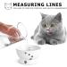 Y YHY Raised Tilted Cat Food and Water Bowl Set - No Spill, Elevated Ceramic Feeder for Flat-Faced Cats and Small Dogs (White, Set of 2) - Buy Online on GoSupps.com