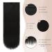 Feshfen Clip-In Extensions - 4PCS Synthetic Hair Extensions 50cm Smooth Long Black Hair for Women - Buy Online on GoSupps.com