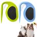 2 PCs Pet Knotting Comb Knitting Comb Pet Cat Kamm Dog Dog Pet Hair removal Bush for removing matters of matted hair (blue+green)