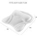 Soft Mesh Bathtub Pillow with Suction Cups and Hook for Neck and Back Support - Luxurious Spa Bathing Experience - Buy Online on GoSupps.com