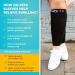 Zeta Wear Compression Stockings for Thick Calves - Soothing Gradient Support Edema & DVT Prevention 2XL White - Buy Online on GoSupps.com