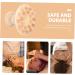 Healeved 2 STK Wooden Massage Comb - Natural Beech Head Scrubber for Women | At-Home Relaxation & Shower Massage - Buy Online on GoSupps.com