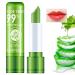 2PCS Aloe Vera Lipstick,QIUFSSE Moisturizing Aloe Lipstick Magic Temperature Color Change Lipstick Lip Balm Lip Stain Long Lasting Waterproof Lip Makeup
