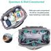 Welavila Gray Grey Baby Changing Bag with Changing Pad & Insulated Pockets - Unisex Nappy Diaper Bag for Mom and Dad - Convertible Travel Tote Messenger - Buy Online on GoSupps.com