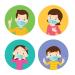 Buy 50 Disposable 3-Layer Surgical Masks for Children - CE Certified Type II EN14683 - Medical Child Protection Mouth Masks - Buy Online on GoSupps.com
