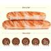 MEWAII 3D Simulation Long Plush Bread Pillow 90cm - Soft Cuddly Toast & Baguette Cushion for Kids - Perfect Gift for Girls & Boys - Buy Online on GoSupps.com