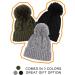 XIAOHAWANG Winter Knit Hat for Baby Boys & Girls | Twist Infant Toddler Pompom Cap 0-3 Years | 3PCS Set - Buy Online on GoSupps.com