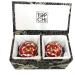 Top Chi Premium Peony Baoding Balls - Large 2 Inch Chiming Chinese Health Balls for Hand Therapy, Exercise, and Stress Relief - Buy Online on GoSupps.com