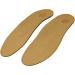 Lenzen Prestige Footbed Insoles - High-Quality Leather Orthopedic Shoe Inserts with Midfoot Support & Heel Cushion - Activated Carbon - Size 38 - Buy Online on GoSupps.com