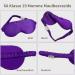 Yunchi 100% Silk Sleep Mask for Men & Women | Comfort Bio Satin Eye Mask | 19 Momme Pure Mulberry - Fantasy Violet - Buy Online on GoSupps.com