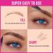iMethod Microblading Eyebrow Pencil - 2-in-1 Dual-Ended with 3-Micro Fork Tip & Brush - Natural Dark Gray Brows - Buy Online on GoSupps.com