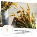 Warmhm 3pcs Simulated Ears of Corn Fake Wheat Ears Dried Wheat Stalks for Decorations Wheat Decoration Single Artificial Grass Plant Artificial Wheat Ears Stalks Vegetable Iron Goldenx3pcs 12X75CMx3pcs - Buy Online on GoSupps.com