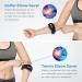 Rakiie Ellenbogen-Bandage for Tendonitis | Adjustable Tennis & Golfer's Elbow Support for Men & Women - Blue - Buy Online on GoSupps.com