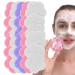 Face Scrubber Pads | Face Cleansing Pads for Women Gentle Makeup Removal Pads Skin-Friendly Soft Facial Cleansing Sponges With Flower Shape for Daily Life