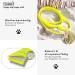 15m Neon Yellow Dog Leash - Extra Narrow Dirt & Water Repellent Towline for Small Dogs - Buy Online on GoSupps.com