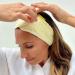 SPA HEADBAND Popband Soft & Gentle Adjustable Microfiber Spa Headband For Skincare & Beauty Routines - Yellow - Super Absorbent Suitable For Sensitive Skin - Buy Online on GoSupps.com