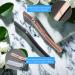 Stainless Steel Eyebrow Shavers & Razors for Men & Women | Reusable Dermaplaning Tools | 6-Blade Ros gold Facial Razors - Buy Online on GoSupps.com