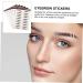 FOMIYES 42 Pcs Eyebrow Stickers Waterproof Stickers 3d Eyebrows Stickers Imitation Eyebrow Sticker Shaper 6d 1 count (Pack of 1) Brownx7pcs - Buy Online on GoSupps.com