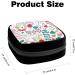 GIAPB Period Bag Sanitary Napkin Holder & Makeup Pouch - Vintage Flowers Deer Color - Buy Online on GoSupps.com