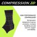 Shop Spark Kinetic Sleeve - Small Ankle Compression Support with Kinesiology Tape | Non-Slip Breathable & Moisture Wicking for Enhanced Muscle & Joint Support International Shipping Available - Buy Online on GoSupps.com
