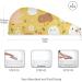 Cute Chick Yellow Hair Towel 2 Pack - Super Absorbent Quick Dry Hair Turbans for Women & Girls | Stylish & Functional Hair Drying Solution - Buy Online on GoSupps.com
