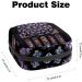 Anna Cowper Stained Glass Sanitary Napkin Storage Bag - Multi-Colored Period Pouch for Women and Teens - Buy Online on GoSupps.com