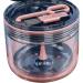 Portable Sapphire Blue Mouth Protection Case | Leak-Proof Prosthesis Container with Mirror | Ideal for Bathroom & Travel - Buy Online on GoSupps.com